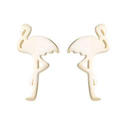 Schmuck Ohrringe Flamingo 18k vergoldet kultigiges Tier und Trendmotiv von Soulsisters