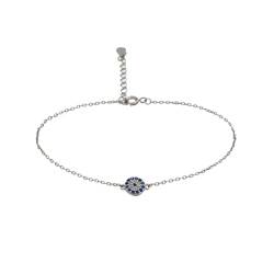 Soulsisters Armband Evil Eye Nazar 925 Sterling Silber, verstellbar von Soulsisters