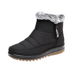 Boots Damen Stiefel Winter Schneestiefel Wasserdicht Rutschfest Baumwollschuhe Warm Winterschuhe Winterschuhe Superfit Plus Samt Winterstiefel Outdoor Flach Boots von Soupliebe