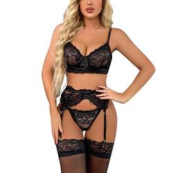 Intimo Sexy Donna Nahtlose Biancheria Intimo Per Sesso Aperto Reggicalze Body Completo Completini Offene Sexy Giarrettiera Erotitici Mollig Lingerie von Soupliebe