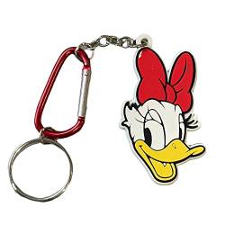 Disney Cast und Classic Schlüsselanhänger Tasche Federmäppchen Anhänger Reißverschluss Zubehör, Daisy Duck von South Coast Jewellery