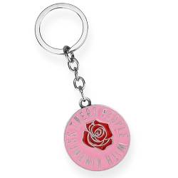 South Coast Jewellery Styles Harry Treat People With Kindness Rose Metall Schlüsselanhänger Tasche Federmäppchen Charm Anhänger Reißverschluss Zubehör, silber, 10cm von South Coast Jewellery