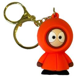 South Park Schlüsselanhänger mit 3D-Charakteren, Tasche, Federmäppchen, Charm-Anhänger, Reißverschluss-Zubehör, Kenny, 6 cm von South Coast Jewellery