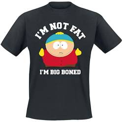 South Park I´m Not Fat, I´m Big Boned! Männer T-Shirt schwarz L von South Park