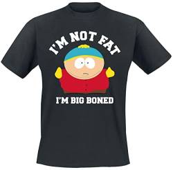 South Park I´m Not Fat, I´m Big Boned! Männer T-Shirt schwarz M von South Park