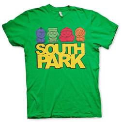 South Park Offizielles Lizenzprodukt Sketched Herren T-Shirt (Grün), XL von South Park