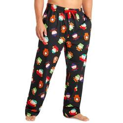 South Park Pyjamahose Herren Lang - Homewear Schlafanzug Herren Lang in den Größen S-3XL (XL, Mehrfarbig) von South Park