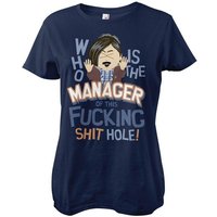 South Park T-Shirt Who Is The Manager Of This Shit Hole Girly Tee von South Park