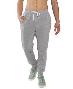 Southpole Herren Basic Active Fleece-Jogginghose, reguläre und große Größen Trainingshose, Hgy (A), M von Southpole