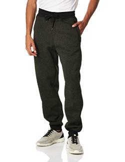 Southpole Herren Jogginghose Basic Fleece Trainingshose, New Marled Olive, Mittel von Southpole