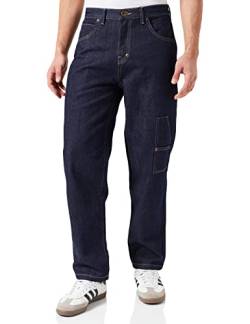 Southpole Herren Script Denim Hose, Black, 30W Regular von Southpole