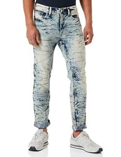 Southpole Herren Stretch Signature Denim Hose, Marble lt.Tint, 30/32 von Southpole