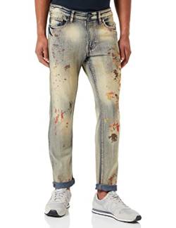 Southpole Herren Stretch Signature Denim Hose, lt. Brush, 32/32 von Southpole