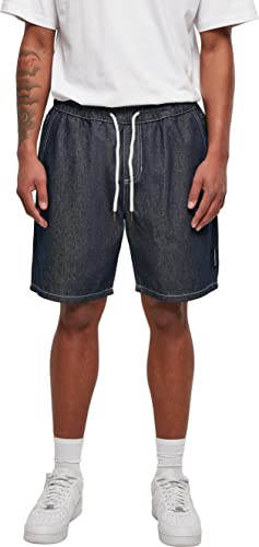 Southpole Men's Denim Shorts, darkblue Washed, L von Southpole