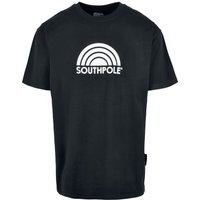 Southpole T-Shirt - Southpole Logo Tee - S bis XXL - für Männer - Größe S - schwarz von Southpole