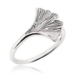 Sovats Damen Ginkgo Blatt-Ring, Größe 58 von Sovats