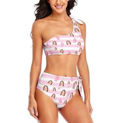 Bikini Badeanzug Damen Personalisiert mit Gesicht Foto Sexy Zweiteiliger Push Up Badeanzug Sommer Geschenk für Frauen Ehefrau XS - XXL von Soview