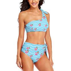 Bikini Badeanzug Damen Personalisiert mit Gesicht Foto Sexy Zweiteiliger Push Up Badeanzug Sommer Geschenk für Frauen Ehefrau XS - XXL von Soview