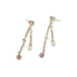 Damen-Ohrringe Sovrani Cristal Magique aus Messing – Perlen, Halbedelstein von Sovrani