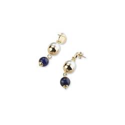 Damen-Ohrringe Sovrani Cristal Magique aus Messing – Perlen, Halbedelstein von Sovrani