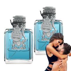 Jadoure Alpha-Men Pheromonparfüm, Jadoure Alpha Men Feromone Parfüm, Jadoure Alpha-Men Parfüm, Pheromon-Eau de Cologne für Männer zieht Frauen an (Blue 2pcs) von Sovtay