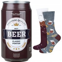 Soxo Socken Bier Geschenke Für Männer (Dose, Set) kuschelig weich von Soxo