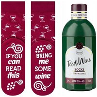 Soxo Socken Lustige Geschenke Für Frauen (Flasche, 1-Paar, Set) Bunte Socken Damen Getränke 35-40EU von Soxo