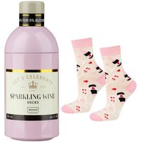 Soxo Socken Lustige Geschenke Für Frauen (Flasche, 1-Paar, Set) Bunte Socken Damen Getränke 35-40EU von Soxo