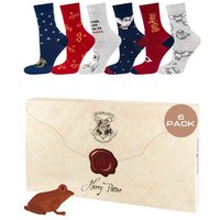 Soxo Socken Wizarding World Harry Potter Socken Herren Damen Geschenke 6 Paar (6 Paar) Harry Potter socken von Soxo