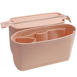 Soyizom Filztasche Organize Insert Bag in Tasche für Einkaufstasche Mit 2 Packungen Fit in Neonoe und andere Bucket Bags-Pink von Soyizom