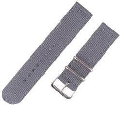 SpaRcz Armband Nylon Uhrenarmband Canvas Herren Damen Armband Universal Armband 18-24mm, Farbe 8, 18mm von SpaRcz