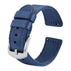 SpaRcz Uhrenarmband Nylon Uhrenarmband Herren Sport Ersatzband Armband 20-22mm, Farbe 5, 20mm von SpaRcz