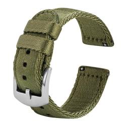 SpaRcz Uhrenarmband Nylon Uhrenarmband Herren Sport Ersatzband Armband 20-22mm, Farbe 7, 18mm von SpaRcz