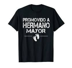 Promovido A Hermano Mayor Baby Shower Älterer Bruder T-Shirt von Spanish Baby Shower Ideas For New Older Brother