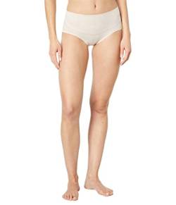 SPANX Cotton Comfort Brief, Damen Unterhosen Baumwolle Unterwäsche, Heather Oatmeal, M von Spanx