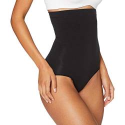 SPANX Shapewear für Damen Tummy Control High-Waisted Power Panties (Regular und Übergröße), Very Black, M von Spanx