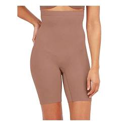 SPANX Shapewear für Damen Tummy Control High-Waisted Power Short (Regular und Übergröße), Café Au Lait, S von Spanx