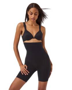 SPANX Shapewear für Damen Tummy Control High-Waisted Power Short (Regular und Übergröße), Very Black, 2X von Spanx