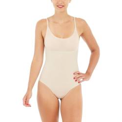 SPANX Thinstincts Tanga-Bodysuit,Beige (Soft Nude),L von Spanx