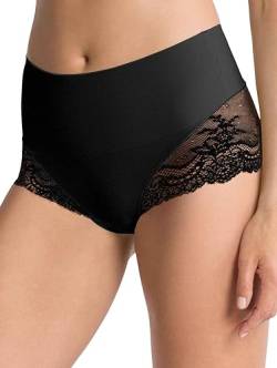 SPANX Undie-tectable Hi-Hipster-Spitzenhöschen,Schwarz (Very Black),XL von Spanx