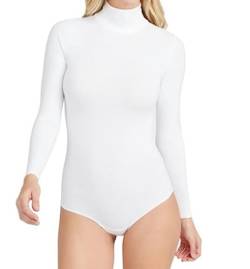 Spanx Damen Bodysuit Shapewear Ganzkörper-Body, Weiß, Standard von Spanx
