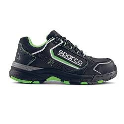 Sparco Unisex ALLROAD Industrial Shoe, Schwarz Neongrün, 40 EU von Sparco