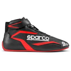 Sparco Unisex Formula 8856-2018 Stiefel, Größe 43, Schwarz/Rot Bootsschuh, Standard, EU von Sparco