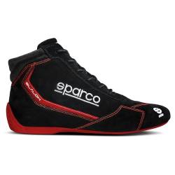 Sparco Unisex Slalom 2022 Stiefel, Größe 42, Schwarz/Rot Bootsschuh, Standard, EU von Sparco