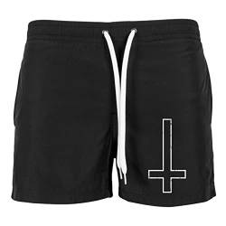 Badehose Swim Shorts Devils Cross Größe M bis 5XL von Spaß Kostet