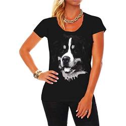 Frauen und Damen T-Shirt Berner Sennenhund von Spaß Kostet