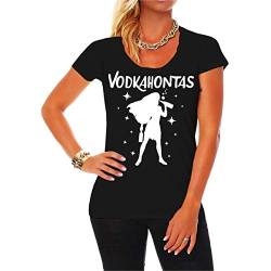 Frauen und Damen T-Shirt Vodkahontas Größe XS - 5XL von Spaß Kostet