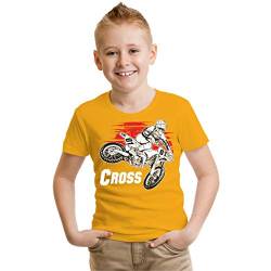 Kinder T-Shirt Motorrad Cross Größe 98-164 von Spaß Kostet