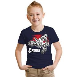 Kinder T-Shirt Motorrad Cross Größe 98-164 von Spaß Kostet