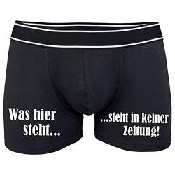 Männer Boxershort mit Spruch was Hier Steht... Größe S bix 5XL von Spaß Kostet